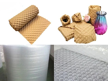 The Production Principles Of Paper Bubble Wrap And Plastic Bubble Wrap