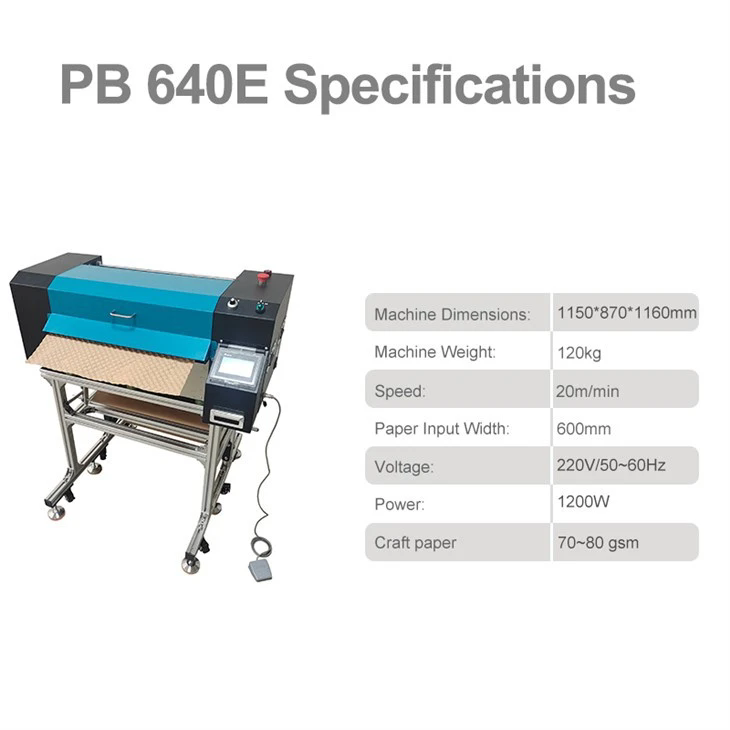 PB640E Fully Automatic Paper Bubble Machine